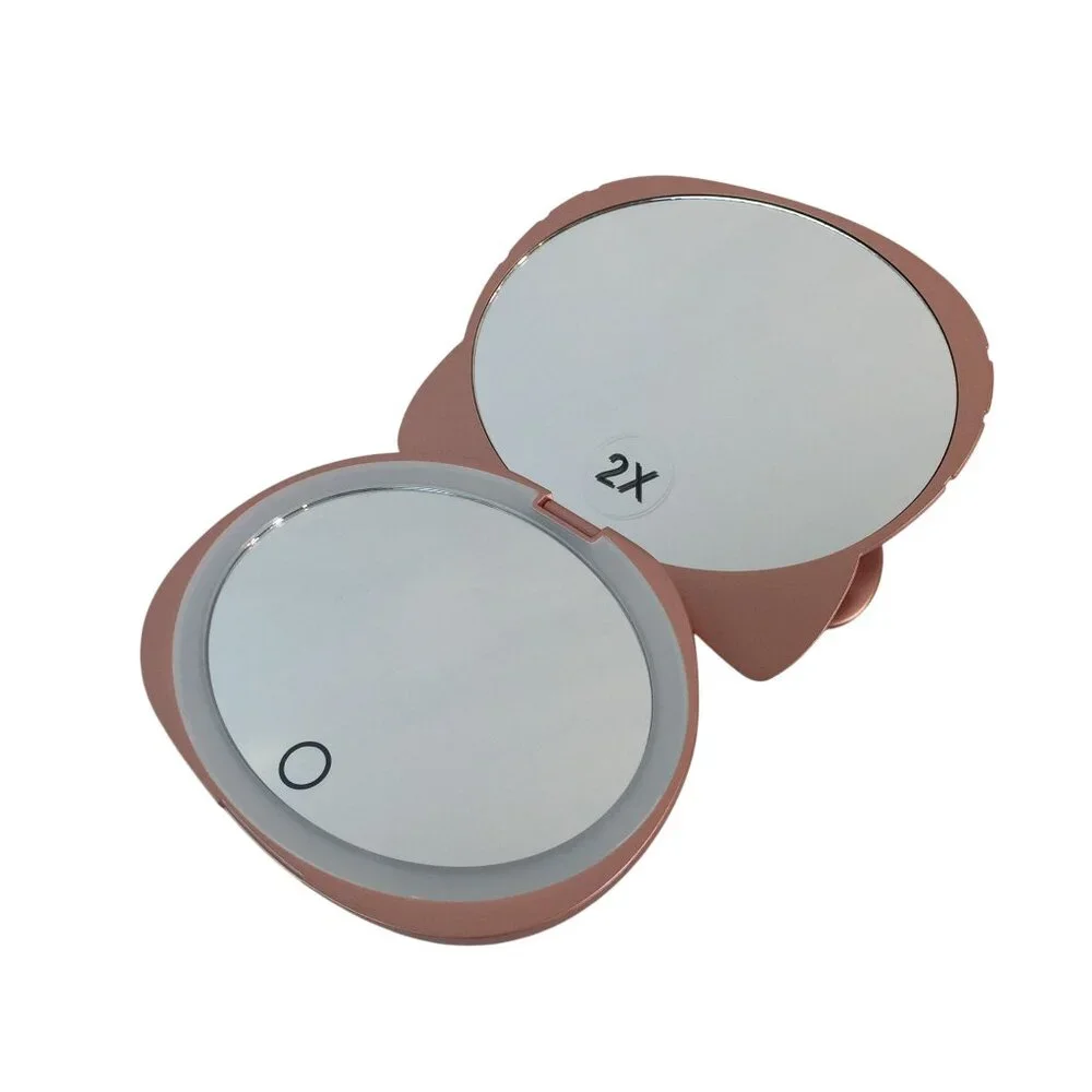Impressions Hello Kitty Kawaii LED Compact Mirror‎ Rose Gold Sanrio New